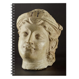 Stucco head, Gandhara, 4th century AD Notebook