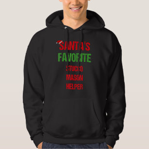 Stucco Mason Helper Funny Pajama Christmas Hoodie