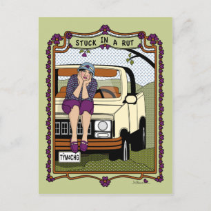 Stuck in a Rut_A_ Postcard