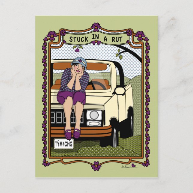 Stuck in a Rut_A_ Postcard (Front)