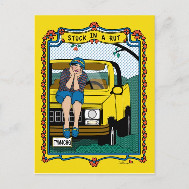 Stuck in a Rut_B_ Postcard (Front)