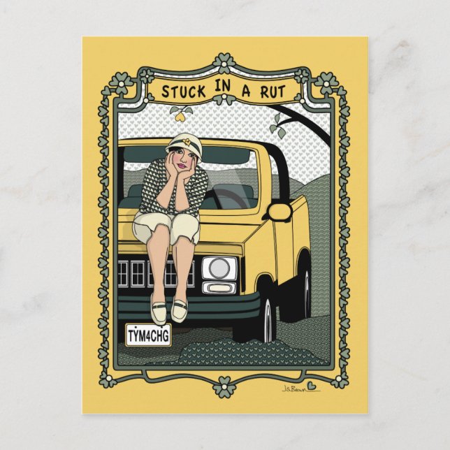 Stuck in a Rut_C_ Postcard (Front)