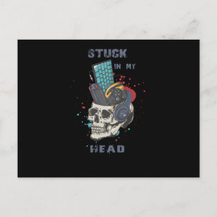Stuck in my head postcard