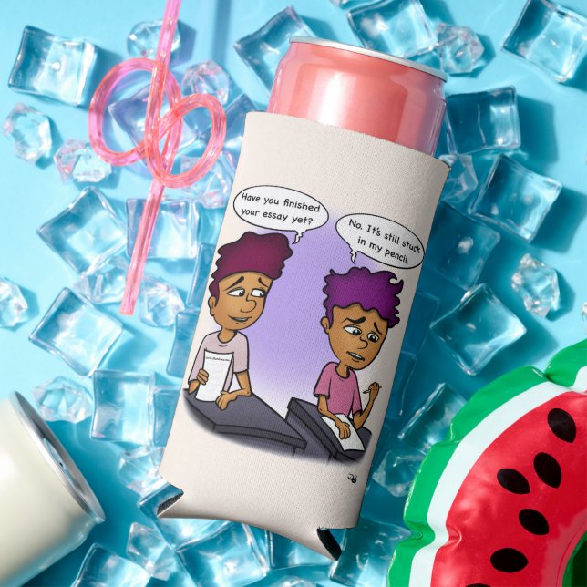 Stuck In Pencil Seltzer Can Cooler (In Situ Summer)