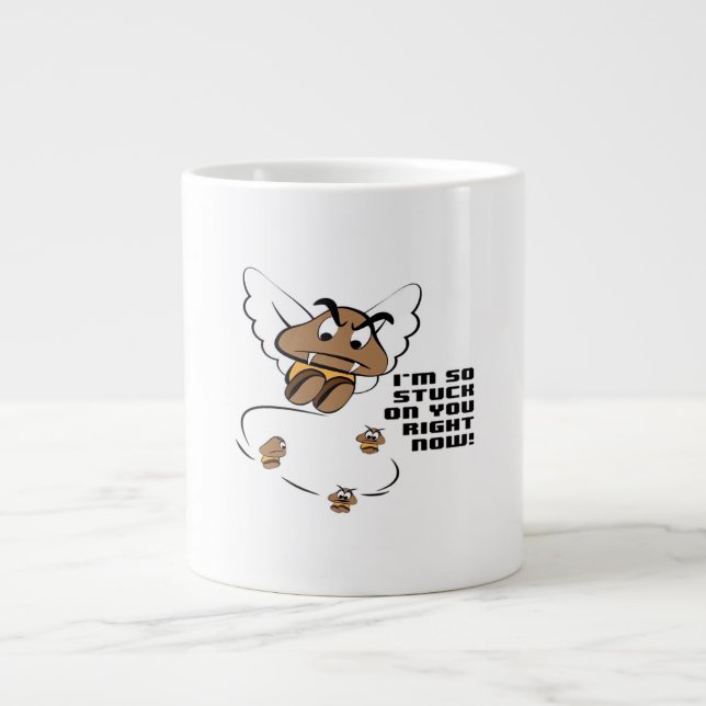 Stuck On You Clean Minimal Style  Large Coffee Mug (Front)