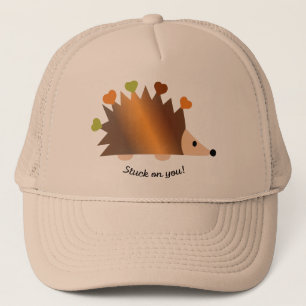 Stuck on You Hedgehogs and Hearts Trucker Hat
