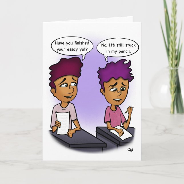 Stuck  thank you card (Front)