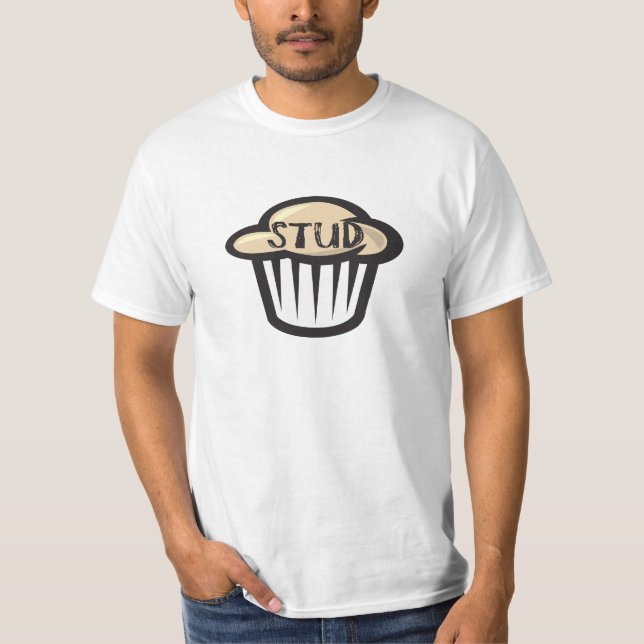 Stud Muffin - Funny Mens T Shirt (Front)