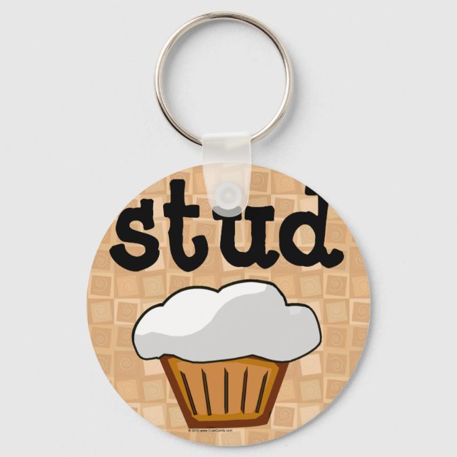 Stud Muffin Key Ring (Front)