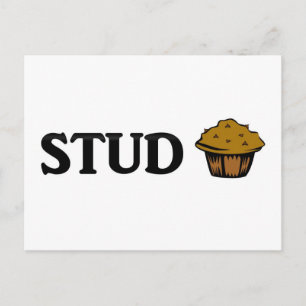 Stud muffin postcard