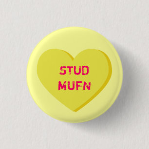 STUD MUFN 3 CM ROUND BADGE