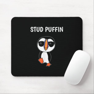 Stud Puffin Funny Bird Mouse Pad