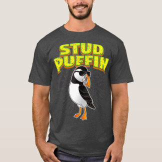 Stud Puffin  Funny Seabird Stud Muffin  Bird T-Shirt