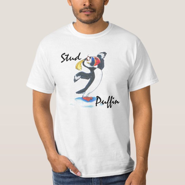 STUD PUFFIN T-Shirt (Front)