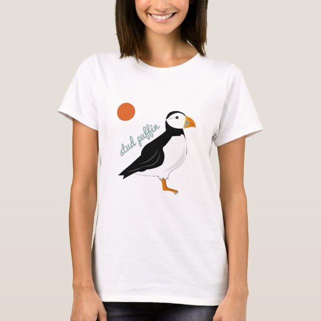 Stud Puffin T-Shirt (Front)