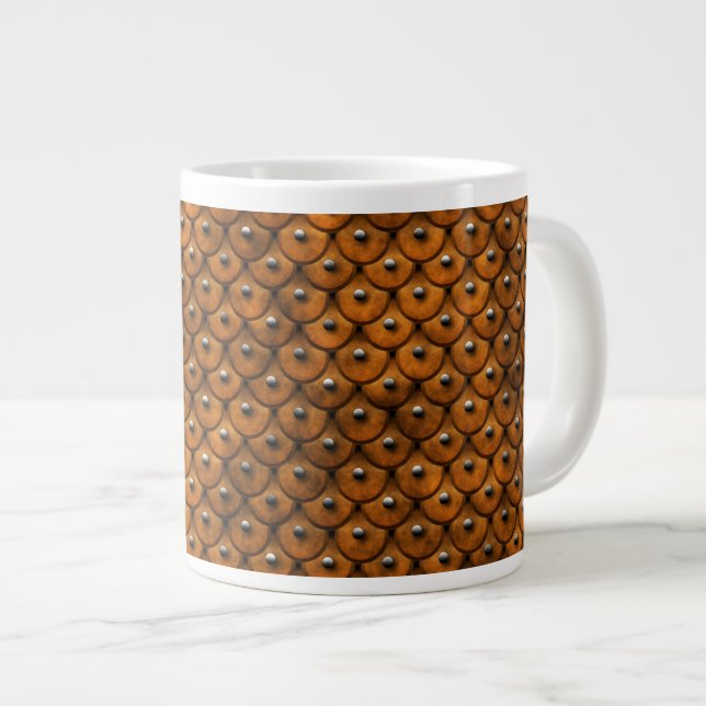 Studded Leather 1 Jumbo Mug (Front Right)
