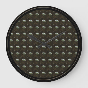 Studded Leather 2 Wall Clock