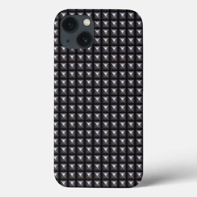 Studded Steel Texture Case-Mate iPhone Case (Back)