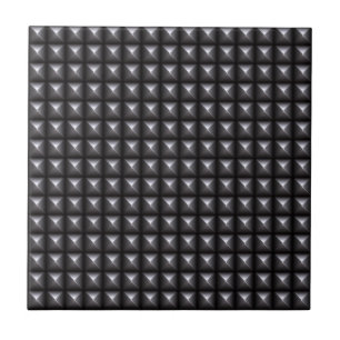 Studded Steel Texture Ceramic Tile