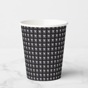 Studded Steel Texture Paper Cups