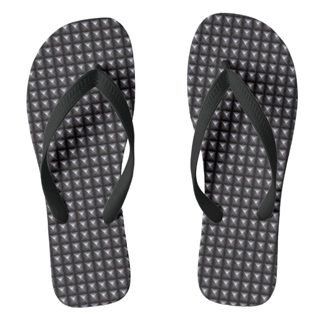 Studded Steel Texture Thongs (Footbed)