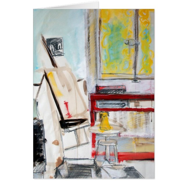 Student Art Studio Aix-en-Provence 1982 card (Front)