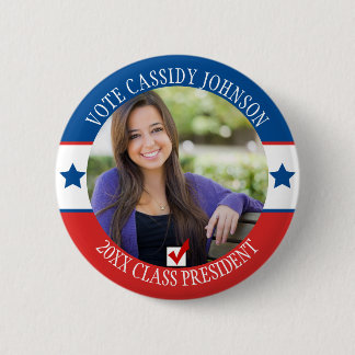 Student Body School Election Campaign Vote  6 Cm Round Badge