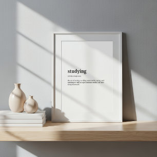 Student Definition Poster Dictionary Style