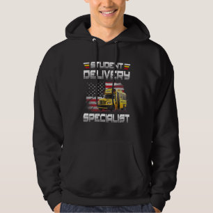 Student Delivery Specialist  School Bus Driver Bus Hoodie