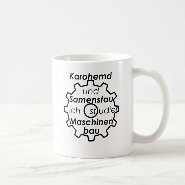 Student discourse "Karohemd & Samenjau" Coffee Mug (Right)