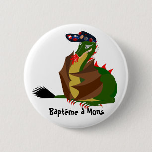 Student dragon in Mons 6 Cm Round Badge