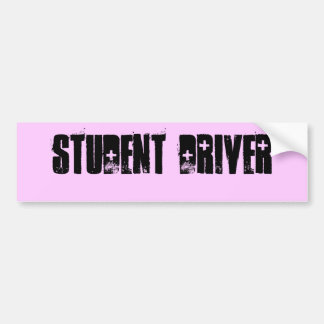 STUDENT DRIVER BUMPER STICKER