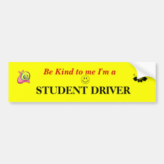 Student Driver Bumper Sticker