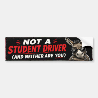 Student Driver Bumper Sticker