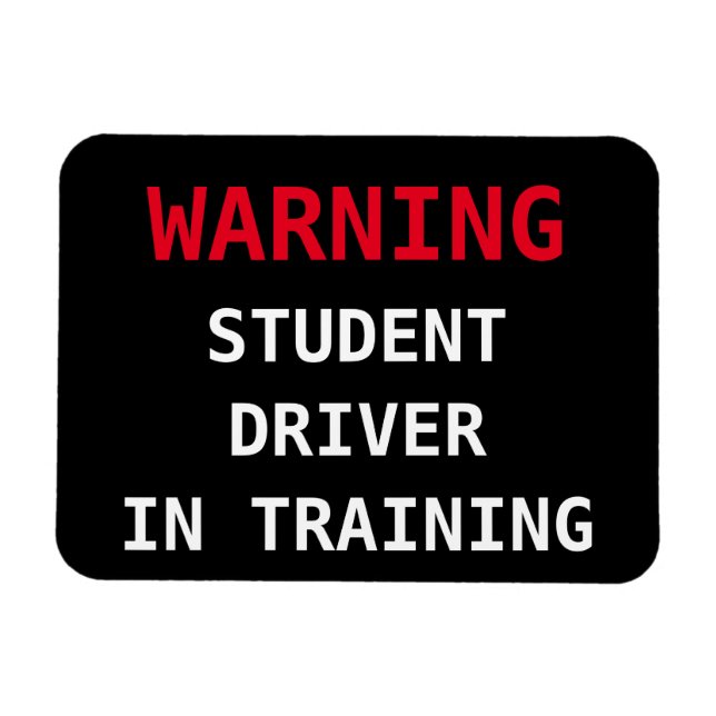 Student Driver Car Magnet (Horizontal)