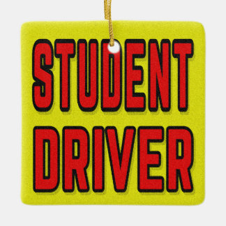 Student Driver Ceramic Ornament