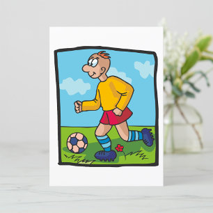 Student Football Player Invitation