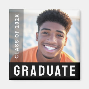 Student graduation graduate photo modern magnet