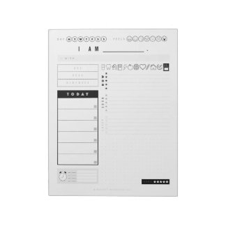 STUDENT I AM Planner Notepad | ADHD Kid Planner