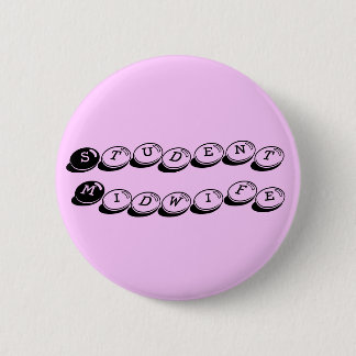 Student Midwife 6 Cm Round Badge