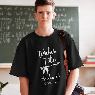 Student name high schol teacher tribe script T-Shirt