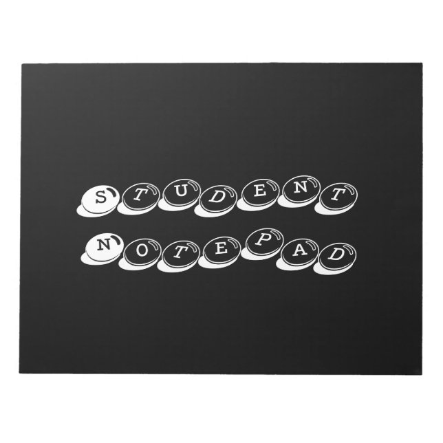 Student Notepad Printed Stylish Writing 40 pages (Front)