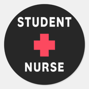 Student Nurse Classic Round Sticker