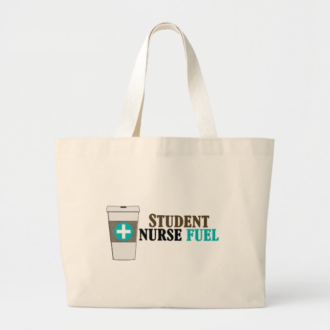Student Nurse Coffee Lover Tote Bag (Front)