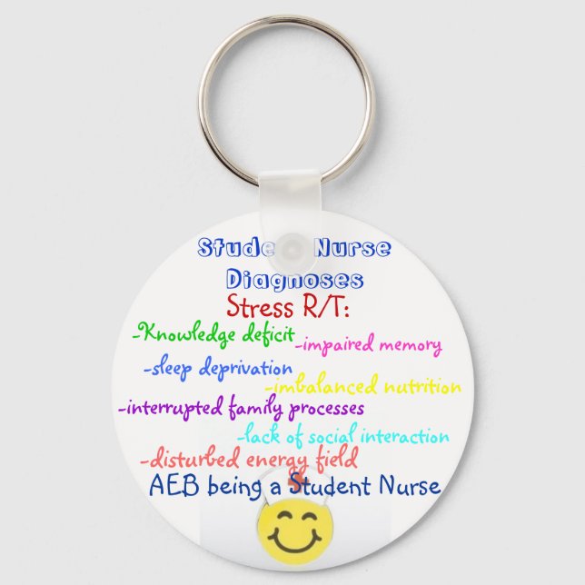 Student Nurse Dx Key Ring (Front)