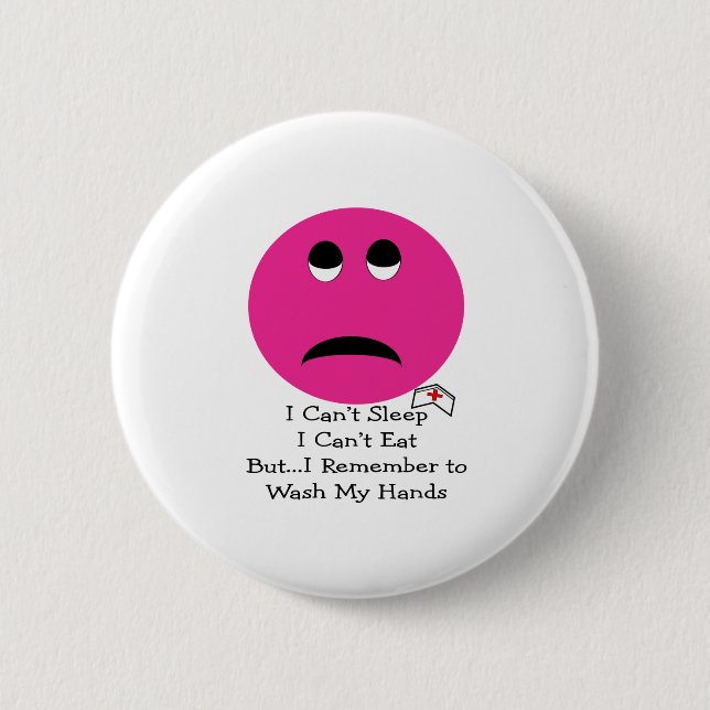Student Nurse Face Gifts 6 Cm Round Badge (Front)