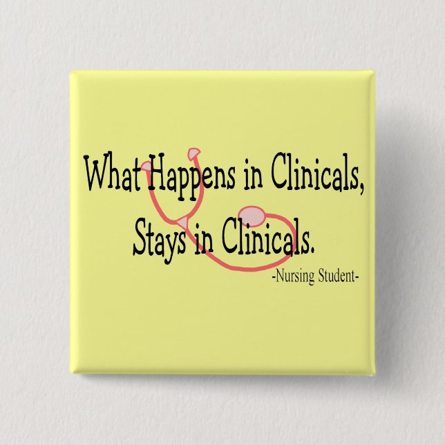 Student Nurse gifts 15 Cm Square Badge (Front)