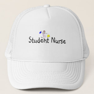 Student Nurse Stick Person Trucker Hat
