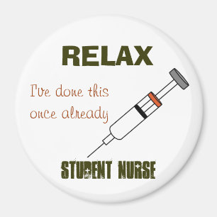 Student Nurse Vaccine Magnet