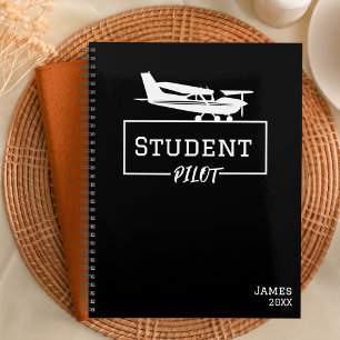 Student Pilot Cessna Aeroplane Custom Name Planner